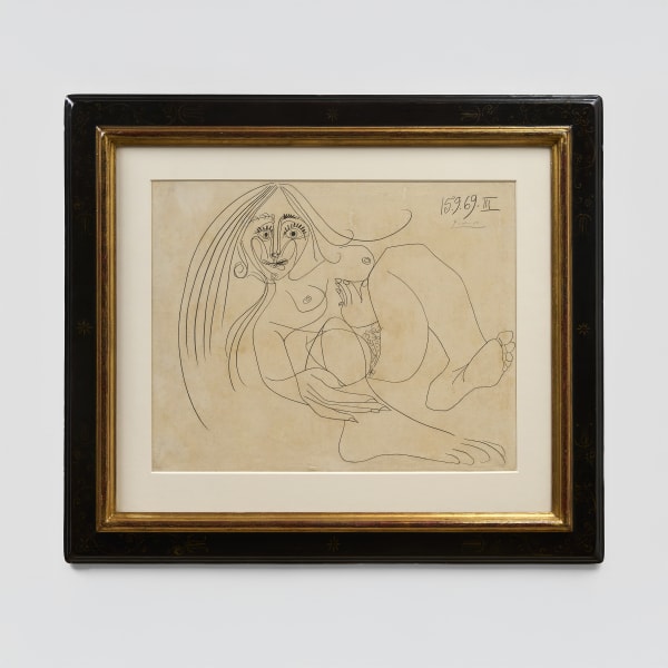 Pablo Picasso - Femme Nue et Guerrier, 1969