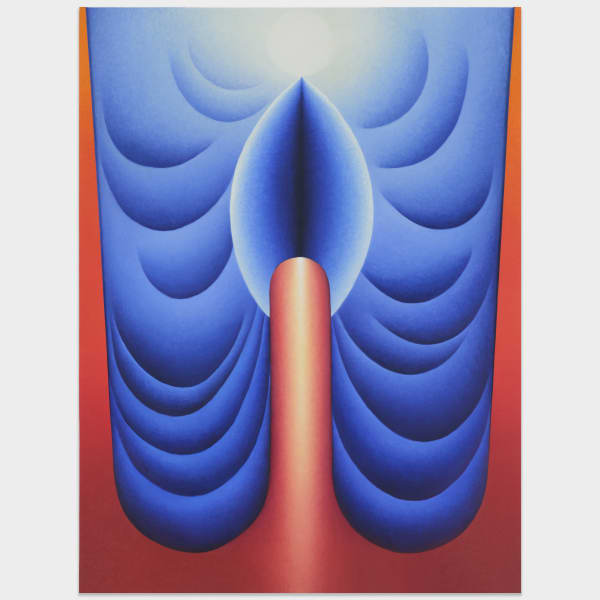 Loie Hollowell, 'Beacon', 2018, Oil, acrylic medium, sawdust and high density foam on linen mounted on panel, 122 x 91.5 cm. (48 x 36 in.)