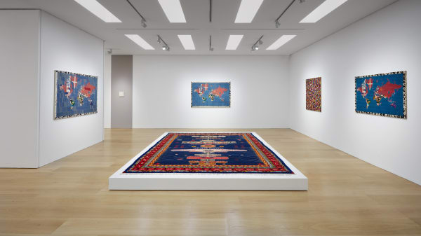 Alighiero Boetti Embroideries including Mappas, Tuttos and a Rug