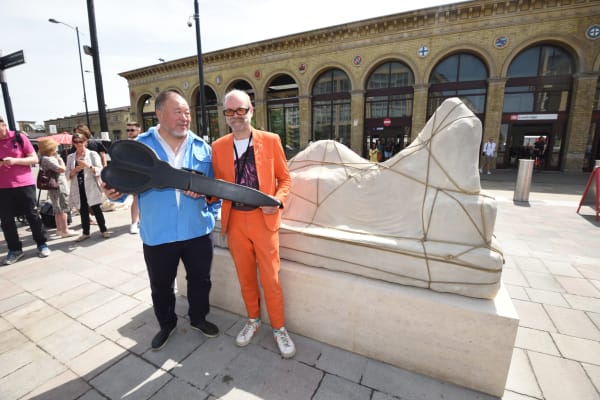 Gavin Turk Unveils New Public Sculpture in Cambridge