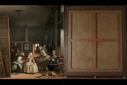 The Museo Nacional del Prado shows the reverse of "Las Meninas" for the first time