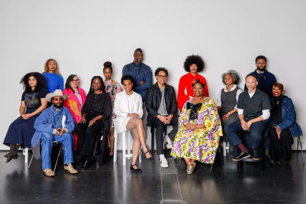 This momentous LACMA exhibition called for a group portrait — to the tune of Roberta Flack