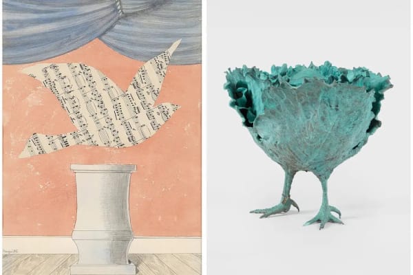 A Fantastical Garden of Works by Les Lalanne and René Magritte, On View in Manhattan
