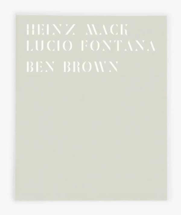 Heinz Mack/Lucio Fontana