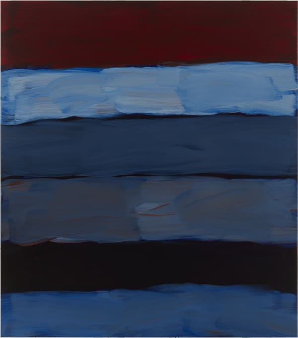 Sean Scully Landline Rim, 2017 Oil on aluminium 215.9 x 190.5cm. (85x75 in.)