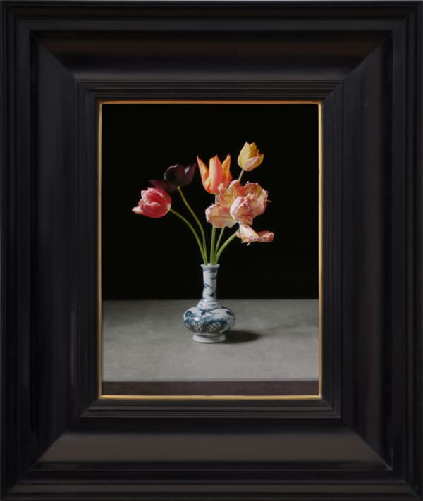Rob and Nick Carter (b. 1968; b. 1969) Transforming Five Tulips in a Wan-Li Vase, 2017 32-minute looped film, framed...