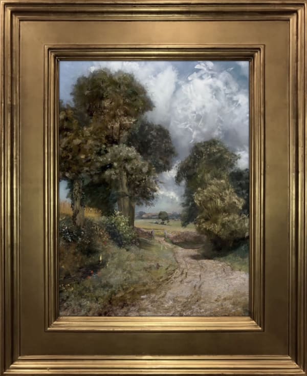 Rob and Nick Carter (b. 1968; b. 1969) Transforming Landscape Painting, 2013-2017 2.5 hour looped film, monitor with player, frame...