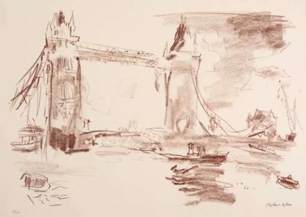 London Scene by Oskar Kokoschka