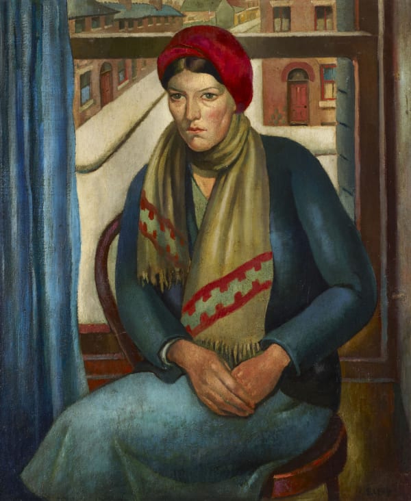 Girl at a Window by Emmanuel Levy