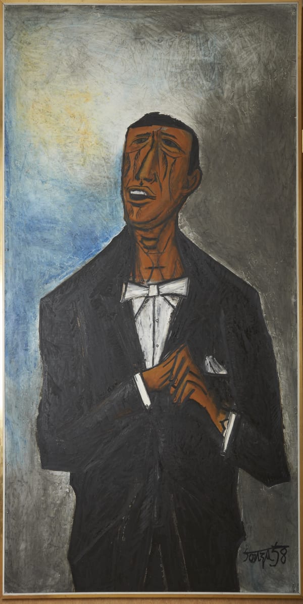 Portrait of Peter Pears by Francis Newton Souza