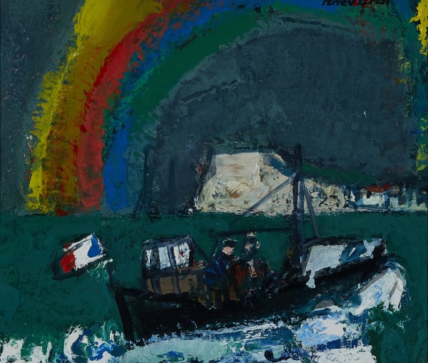 Rainbow Off Treport by Alfred Cohen