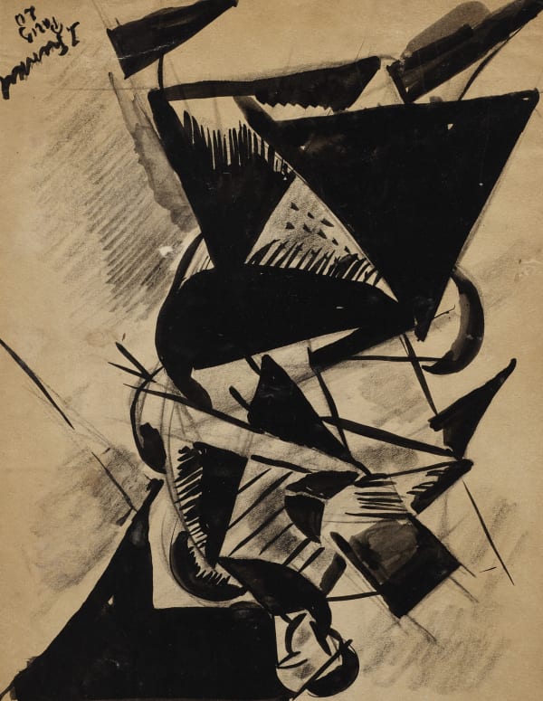 YITZHAK FRENKEL-FRENEL, MAN WITH TORAH (I), 1920