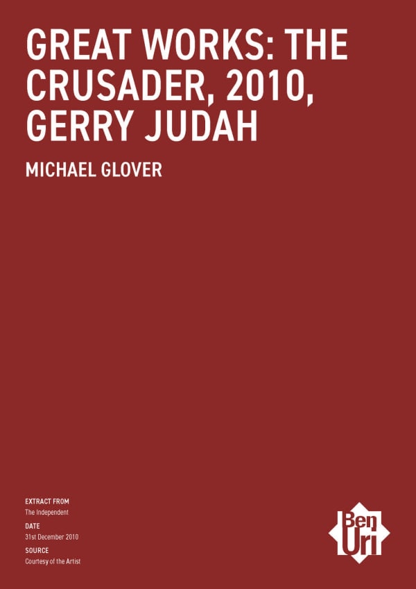 Great Works: The Crusader, 2010 by Gerry Judah Read it here