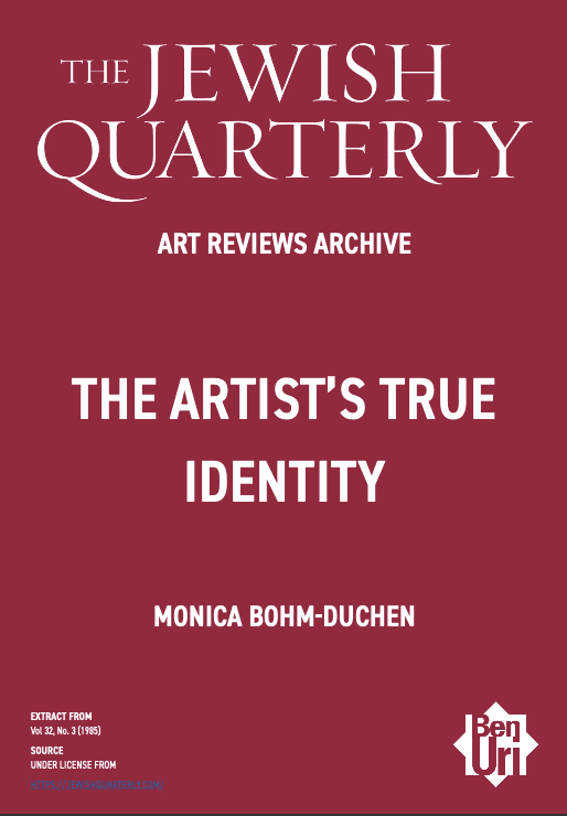 The Artist’s True Identity by Monica Bohm-Duchen Read Here