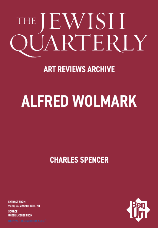 Alfred Wolmark by Charles Spencer read here