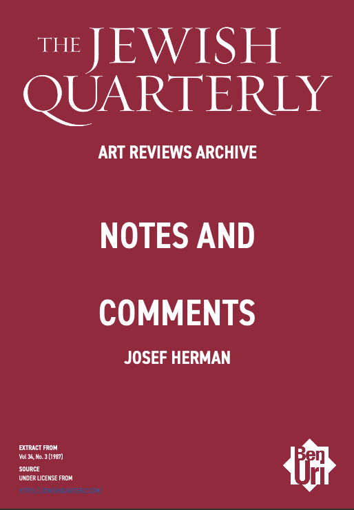 Notes and Comment by Josef Herman Read Here