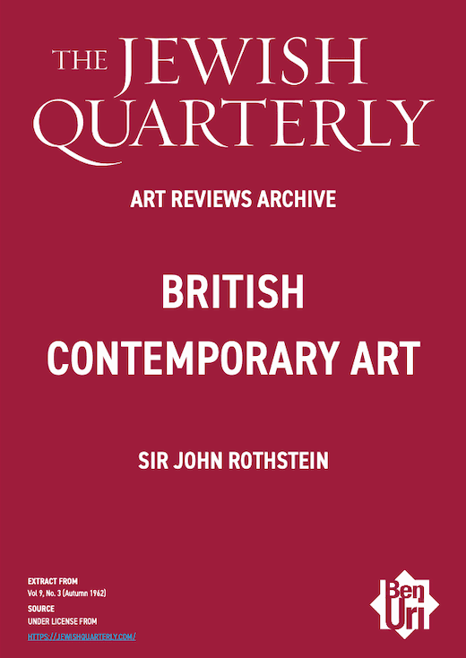 British Contemporary Art by Sir John Rothstein read here