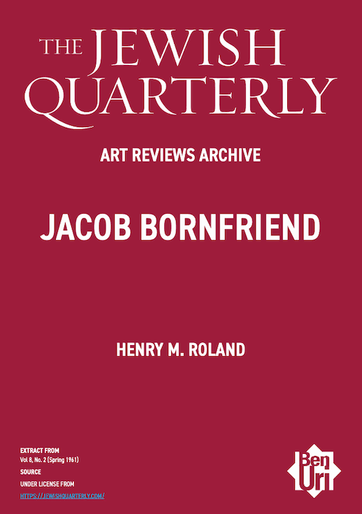 Jacob Bornfriend by Henry M. Roland read here