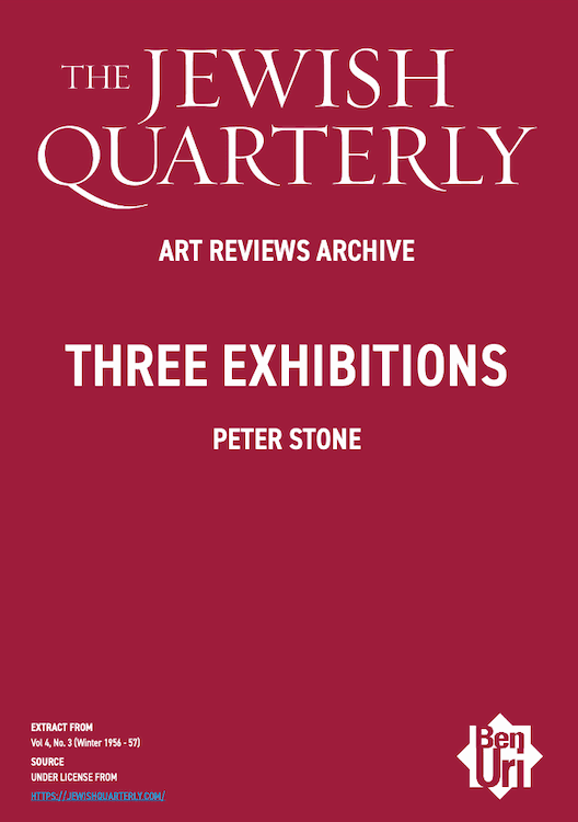 Three Exhibitions by Peter Stone read here