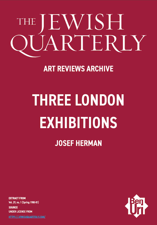 Three London Exhibitions by Josef Herman read here