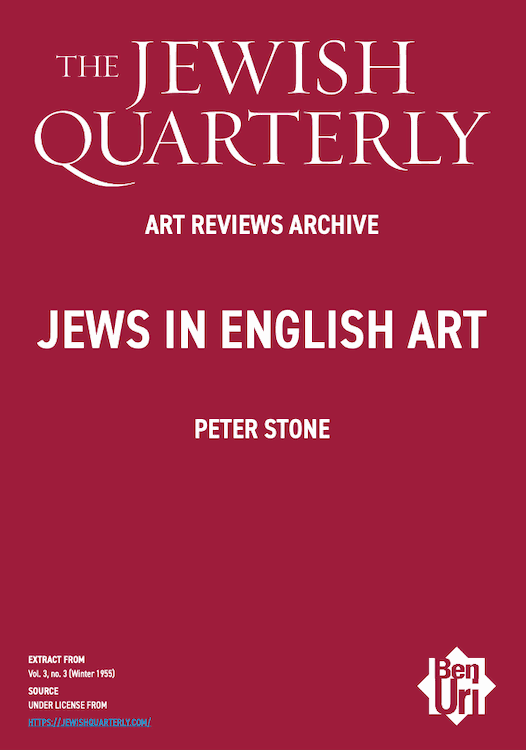 Jews in English Art by Peter Stone read it here