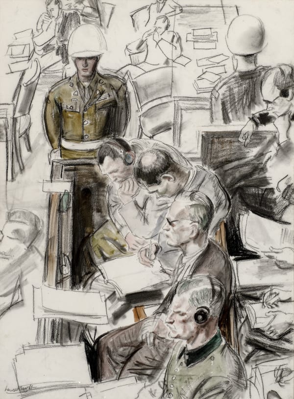 1946 - The Nuremberg Trials and Laura Knight