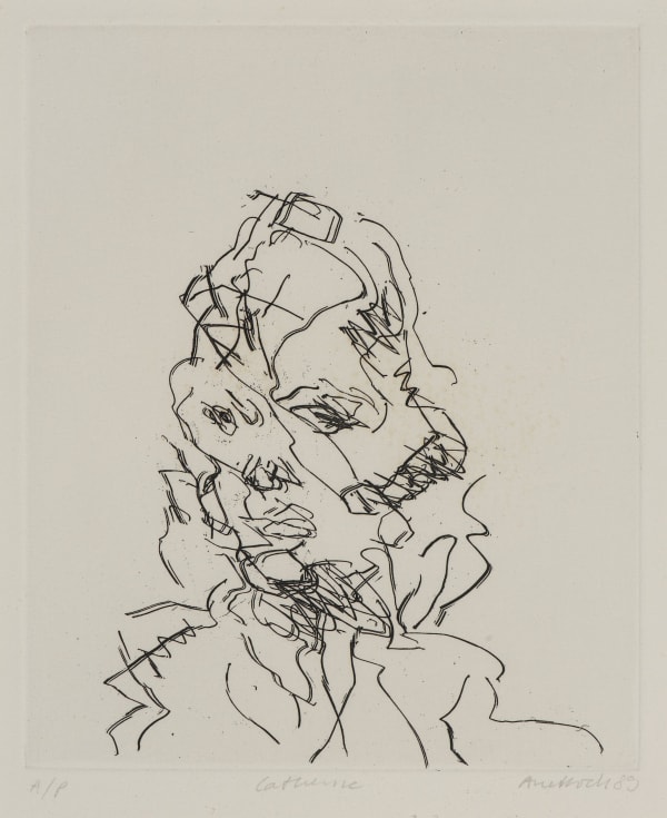 Frank Auerbach's Portrait Etchings