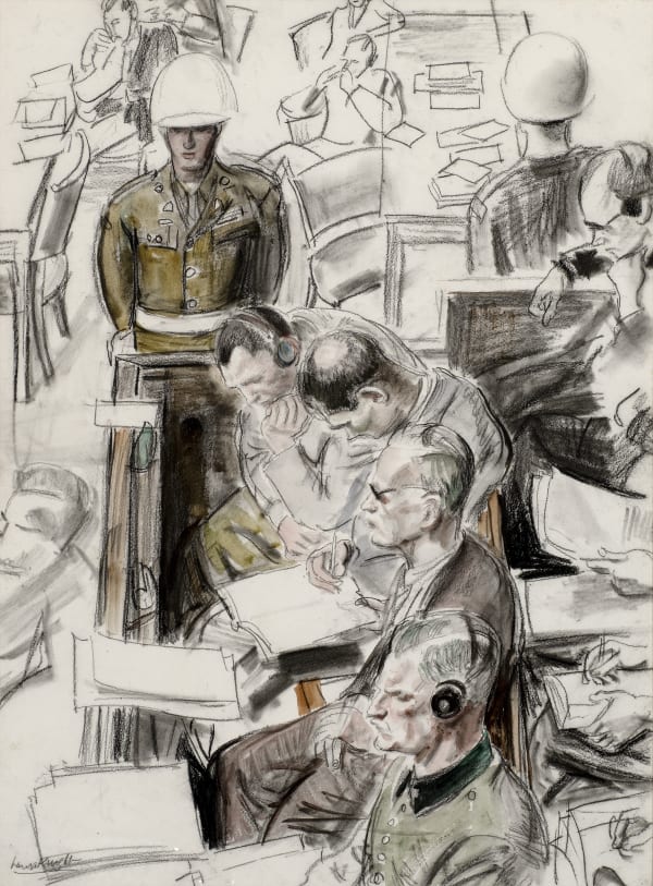 Laura Knight at the Nuremberg Trials, 1946, A Brush with Evil II