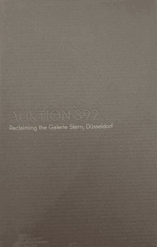 Auktion 392: Reclaiming the Galerie Stern