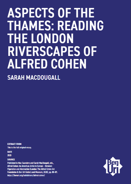 Aspects of the Thames: Reading the London Riverscapes by Alfred Cohen