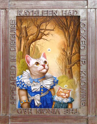 Donald Roller Wilson KATHLEEN, CONVINCED AND ENCOURAGED THROUGH FAITH, 2007 Oil on canvas 18 x 12 inches 45.72 x 30.48 cm