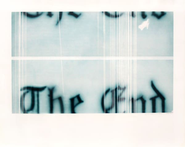 Ed Ruscha The End #10, 1993 Acrylic on paper 24 x 30 inches 60.96 x 76.2 cm