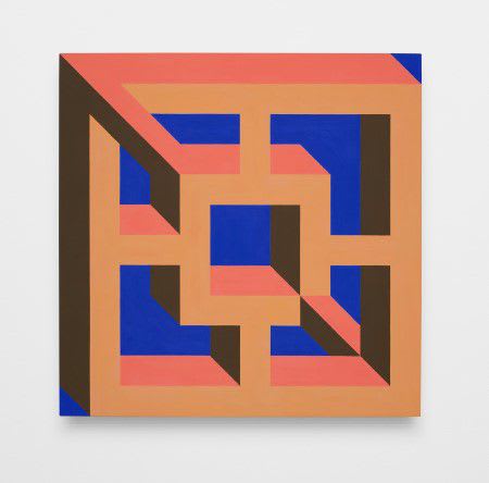 Sarah Hotchkiss Impossible de Chirico, 2022 Acryla gouache on panel 12 x 12 inches 30.5 x 30.5 cm