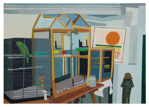 Jonas Wood New Life, 2006 Oil on canvas 36 x 50 inches