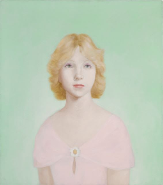 John Currin Untitled, 1990 Oil on canvas 34 1/8 x 30 1/8 inches