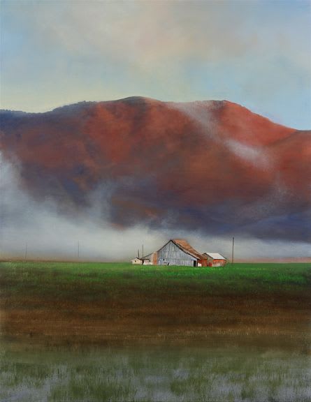 Michael Gregory Sparrows Wing, 2014 Oil on canvas on panel 44 x 34 inches