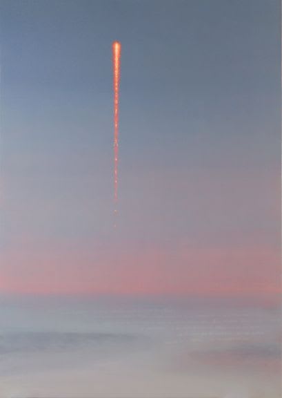 Stephen Hannock Paul's Rocket at First Light (Mass MoCA #152), 2011 Polished oil on canvas 84 x 60 inches