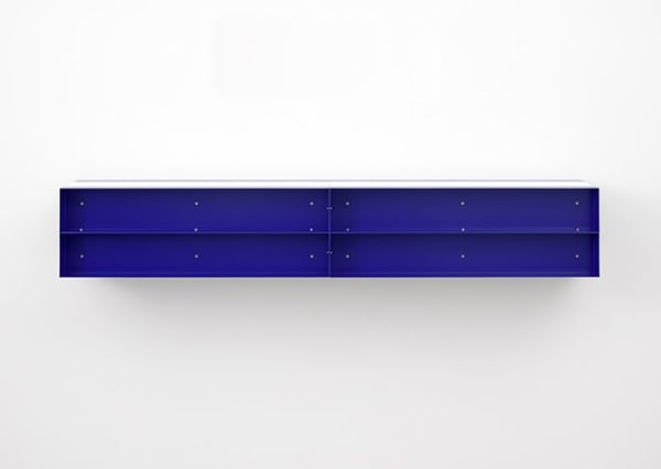 Donald Judd Untitled (Lascaux 89-59), 1989 Enamel on aluminum 11 13/16 x 70 7/8 x 11 13/16 inches