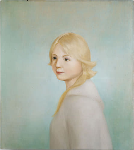 John Currin Black, 1990 Oil on canvas 34 x 30 inches
