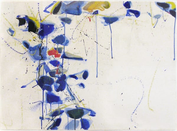 Sam Francis Untitled (SF57-053), 1957-1958 Gouache and flash on paper 22 1/4 x 29 7/8 inches