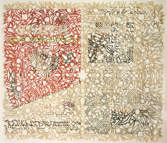 Tom Friedman NYtimes on Xmas, 2007 The front page of the New York Times on Christmas 23 x 26 inches