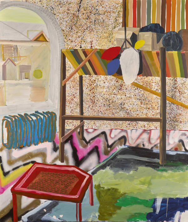 Shara Hughes Loft, 2007 Oil on canvas 56 x 48 inches