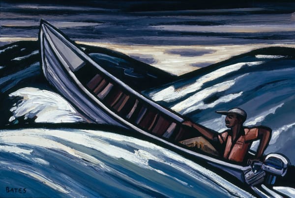 David Bates, b. 1952 High Seas, 2007 Oil on canvas 24 x 36 inches 61.0 x 91.4 cm
