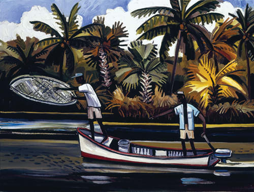 David Bates, b. 1952 Bait Fish, 2008 Oil on canvas 30 x 40 in. 76.2 x 101.6 cm