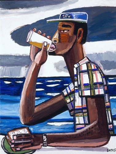 David Bates, b. 1952 Fisherman's Lunch, 2008 Oil on canvas 40 x 30 inches 101.6 x 76.2 cm