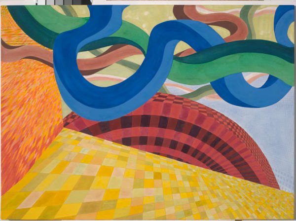 Al Held, 1928-2005 Particular Paradox #19, 1999 Watercolor on paper mounted on board 43 1/2 x 59 1/4 inches 110.49 x 150.5 cm