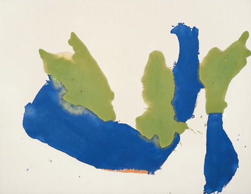 Helen Frankenthaler, 1928-2011 Orange Underline, 1963 Acrylic on canvas 55 x 71 1/4 inches 139.7 x 180.98 cm