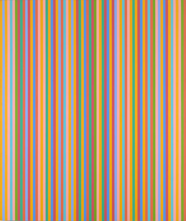 Bridget Riley, b. 1931 Myrrh, 1985 Oil on canvas 65 x 54 1/2 inches 165.1 x 138.4 cm