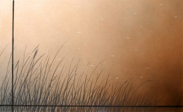 Ed Ruscha Drivers with Two Streets, 1998 Acrylic and ink on paper 30 x 40 inches 76.2 x 101.6 cm