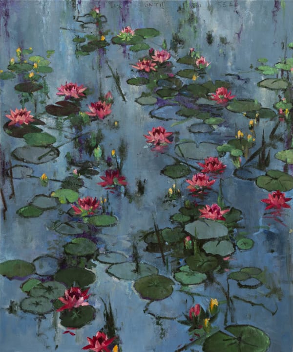 John Alexander Look Until You See, 2023 Oil on canvas 60 x 50 inches